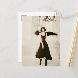 A gothic angel postcard