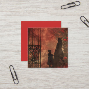 A Gothic Mother Series Design #3 Square Business Card