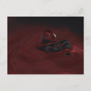 A goutte qui ressort postcard