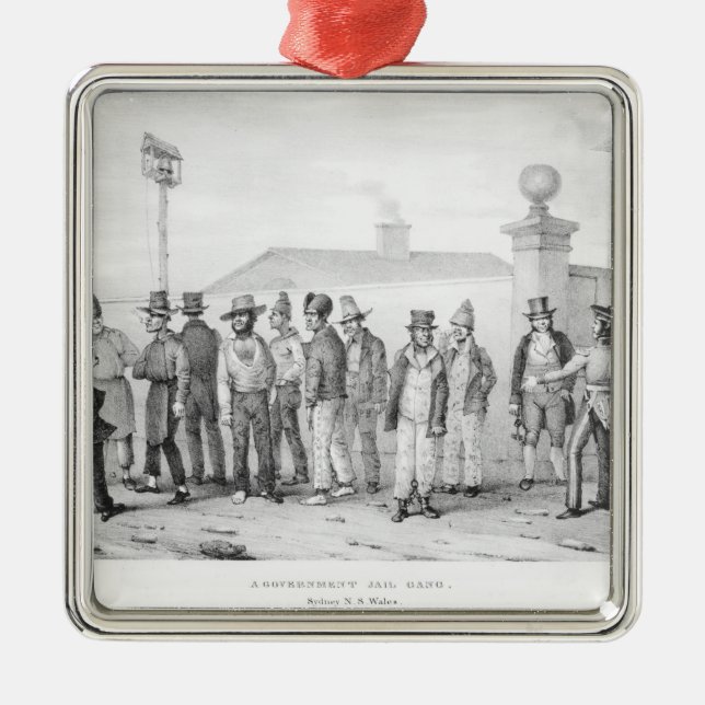 A Government Jail Gang Metal Tree Decoration (Front)