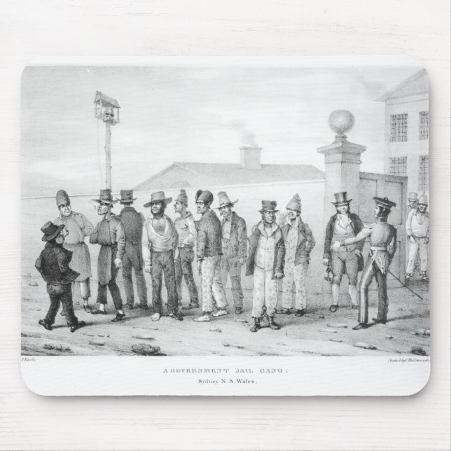 A Government Jail Gang Mouse Mat (Front)