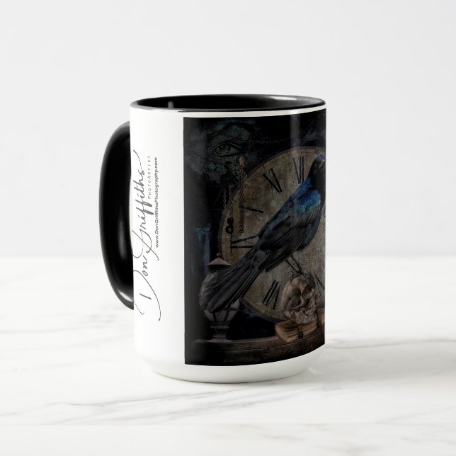 "A Grackle's Tale" Large Mug 15 oz (Front Left)
