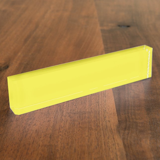 A gradient blending from yellow to orange, creatin nameplate (Side)