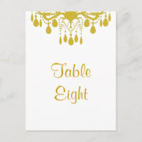 A Grand Ballroom Table Number (yellow)