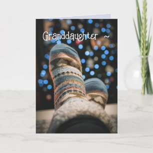 A GRANDDAUGHTER CHRISTMAS CARD