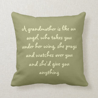 A grandma is like an angel cushion