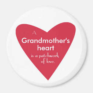 A Grandmother's Heart Magnet