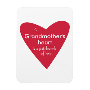A Grandmother's Heart Magnet