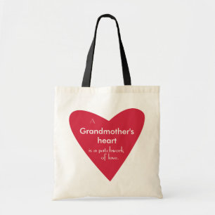 A Grandmother's Heart Tote Bag
