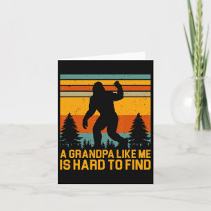A Grandpa Like Me Is Hard To Find Dad Fathers Day  Card