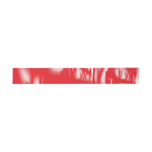 A graphic design featuring bold red and orange sha invitation belly band