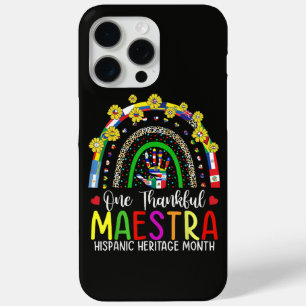 A Grateful Maestra Teacher Hispanic Heritage Month iPhone 15 Pro Max Case