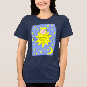 A great and wondrous sign appeared in heaven: Tri-Blend shirt