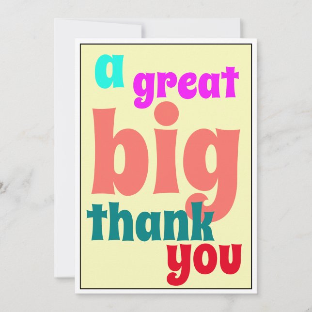 A Great Big Thank You Great Big Casual Office (Front)