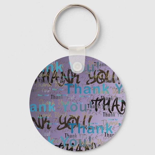 A Great Big THANK YOU keychain (Front)
