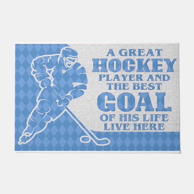 A Great Hockey Player And The Best Goal Doormat (Front)