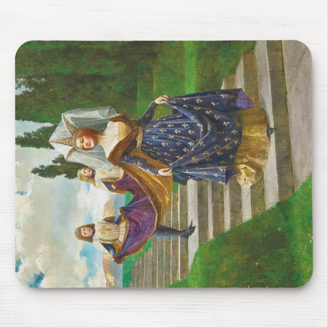 A Great Lady, c. 1910 by John Collier Mouse Mat (Front)