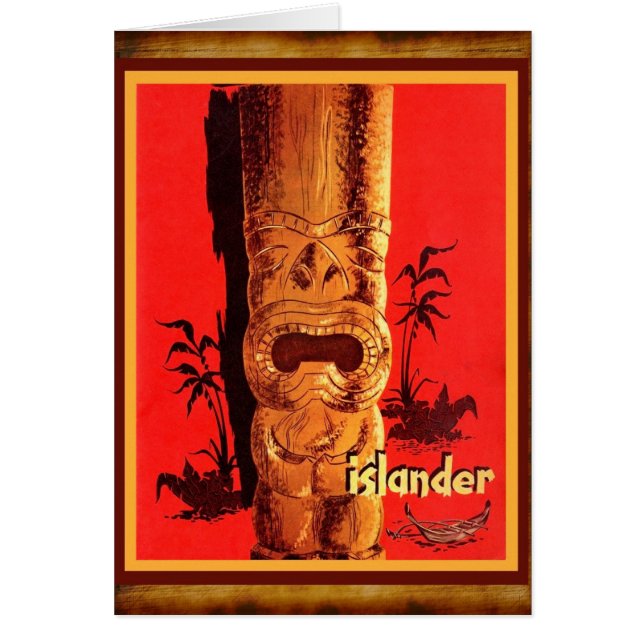 A great old mid-century Tiki! (Front)