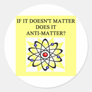 A Great Physics Design Classic Round Sticker