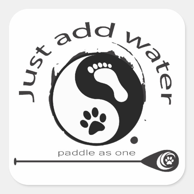 A great sticker for paddleboard lovers (Front)