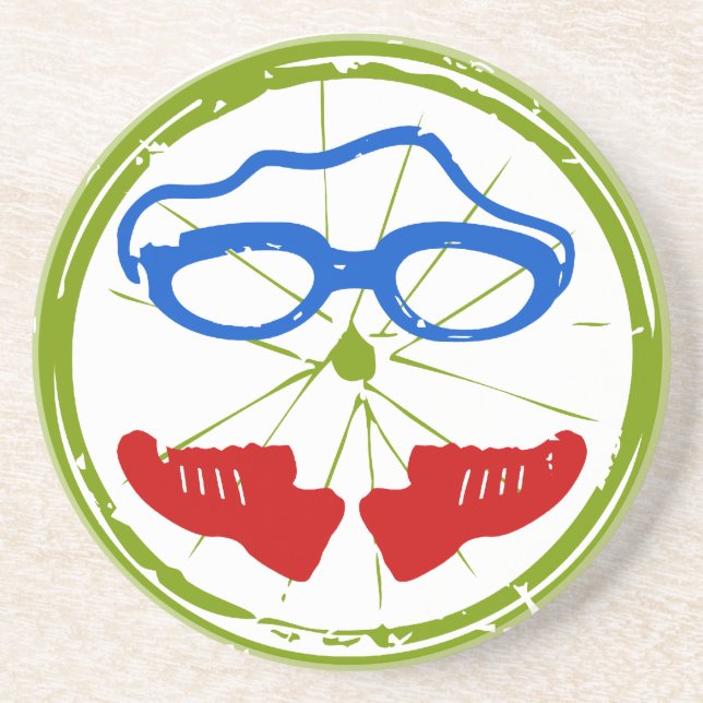 A great Triathlon gift for your friend or family Coaster (Front)