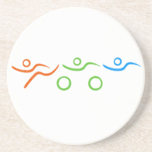 A great Triathlon gift for your friend or family Coaster