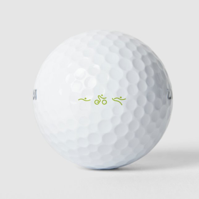 A great Triathlon gift for your friend or family.. Golf Balls (Front)