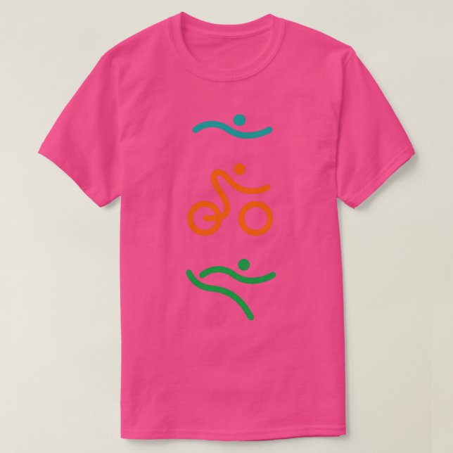 A great Triathlon gift for your friend or family m T-Shirt (Design Front)