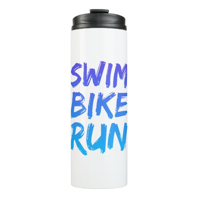 A great Triathlon gift for your friend or family m Thermal Tumbler (Front)