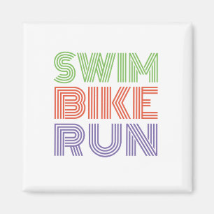 A great Triathlon gift for your friend or family Magnet