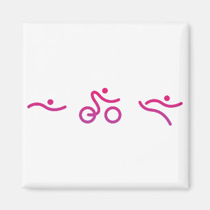 A great Triathlon gift for your friend or family Magnet
