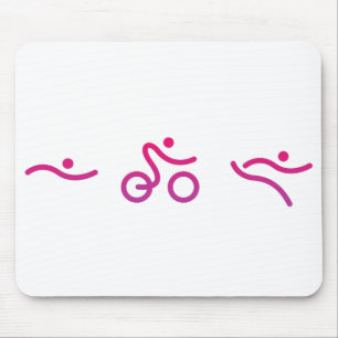 A great Triathlon gift for your friend or family Mouse Mat
