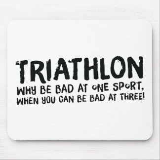 A great Triathlon gift for your friend or family Mouse Mat