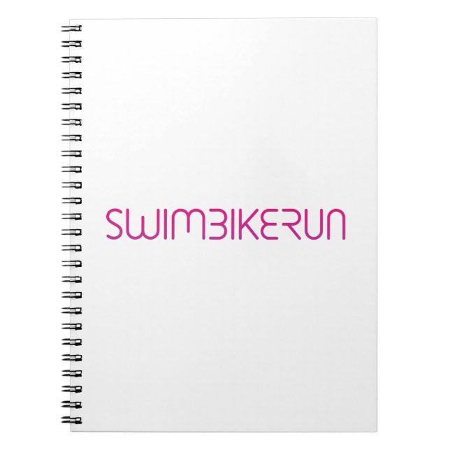 A great Triathlon gift for your friend or family Notebook (Front)