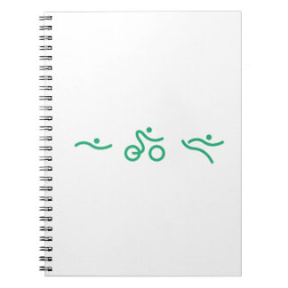 A great Triathlon gift for your friend or family Notebook