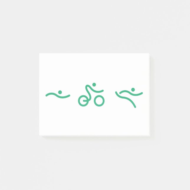 A great Triathlon gift for your friend or family Post-it Notes (Front)