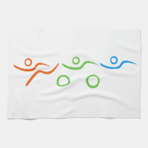 A great Triathlon gift for your friend or family Tea Towel