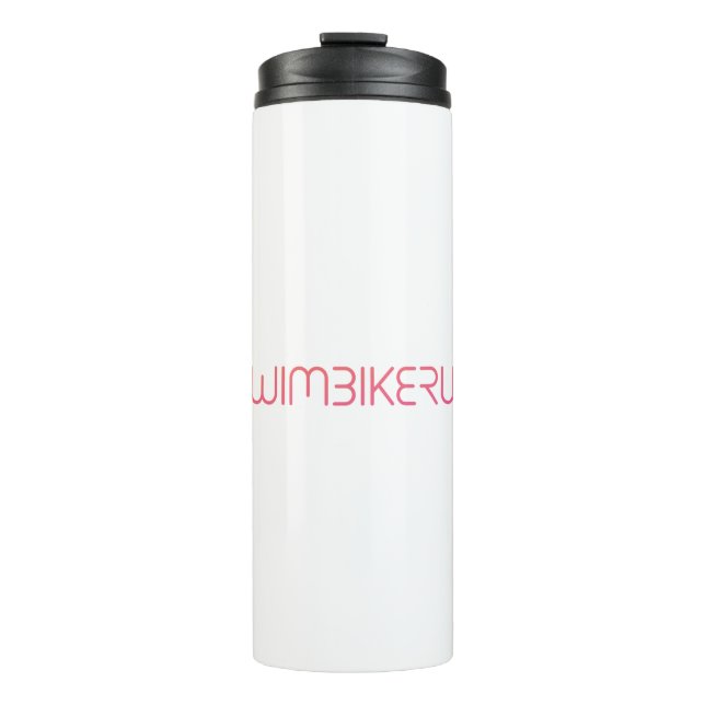 A great Triathlon gift for your friend or family Thermal Tumbler (Front)