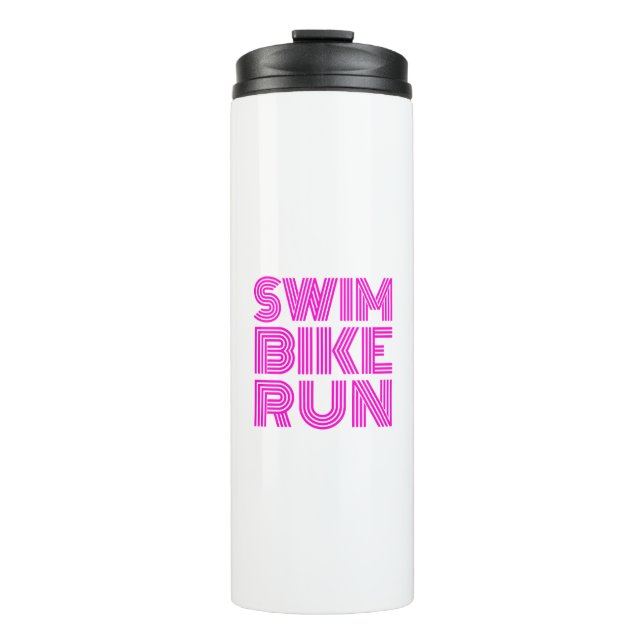A great Triathlon gift for your friend or family Thermal Tumbler (Front)