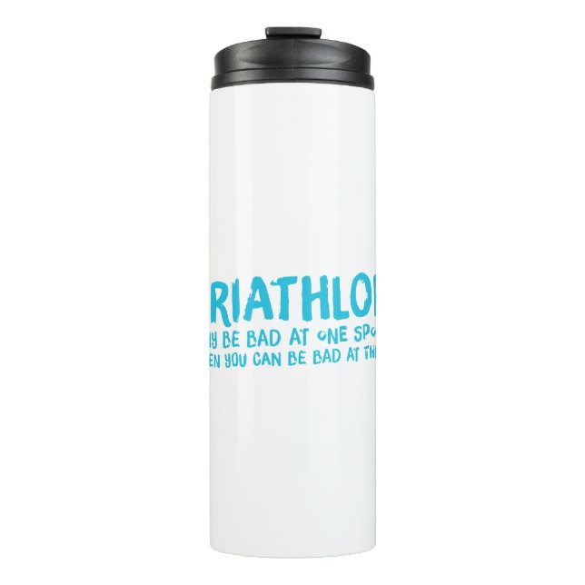 A great Triathlon gift for your friend or family Thermal Tumbler (Front)