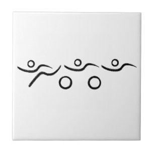 A great Triathlon gift for your friend or family Tile