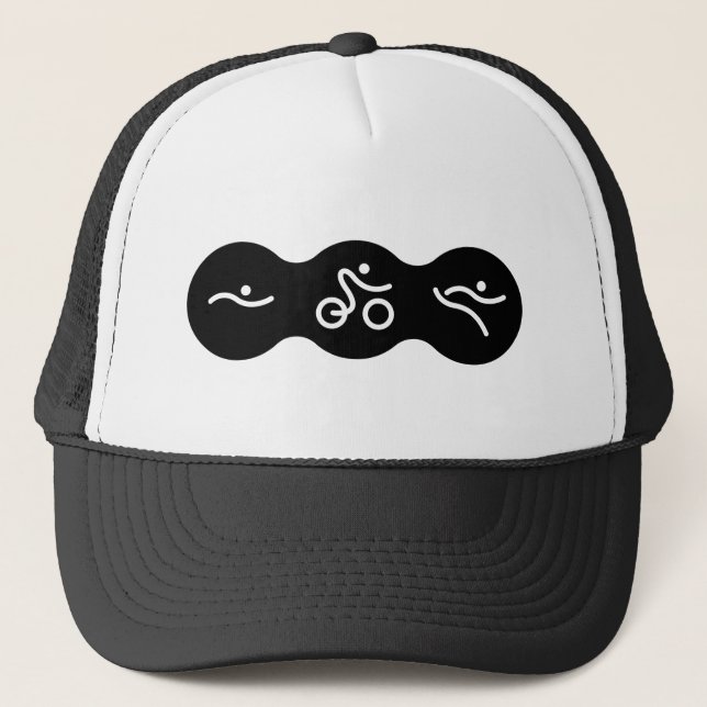 A great Triathlon gift for your friend or family Trucker Hat (Front)
