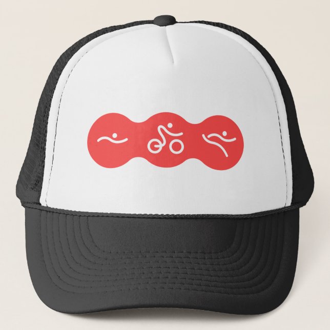 A great Triathlon gift for your friend or family Trucker Hat (Front)