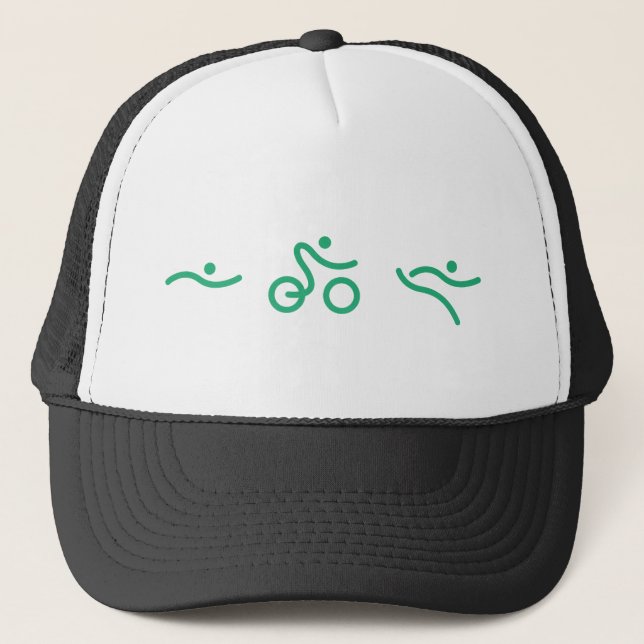 A great Triathlon gift for your friend or family Trucker Hat (Front)