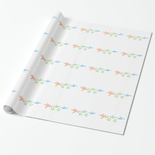 A great Triathlon gift for your friend or family Wrapping Paper
