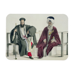 A Greek Priest and a Turk, engraved by the Thierry Magnet