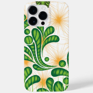 A green and gold artistic pattern depicting a tree Case-Mate iPhone 14 pro max case