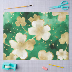 A Green and Gold St Patrick's Series Design #6 Tissue Paper
