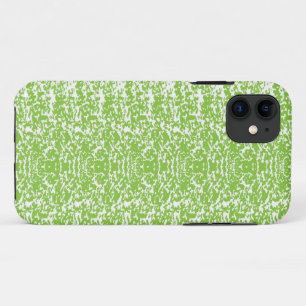 a green and white abstract background iPhone 11 case