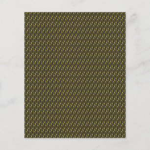 a green and white background with a wavy pattern flyer